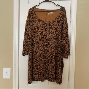 NWOT Leopard Tunic